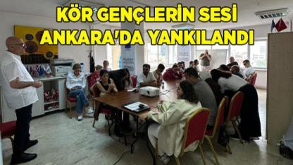 Kör Gençlerin Sesi Ankara'da Yankılandı