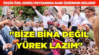 Özgür Özel Denizli Meydanında Bank Üzerinden Seslendi
