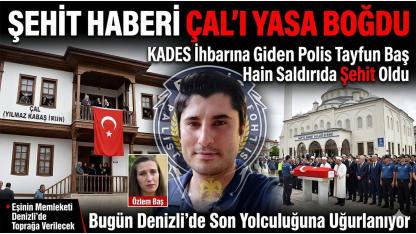 Şehit Polis Tayfun Baş Son Yolculuğuna Uğurlanacak