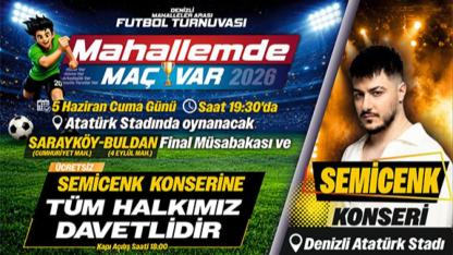 Semicenk Denizli'ye Geliyor