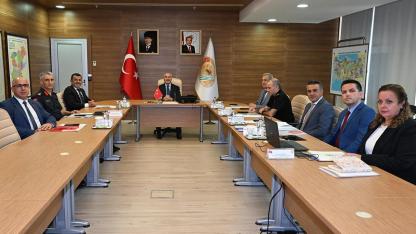 Vali Köşger Başkanlığında Güvenlik Toplantısı