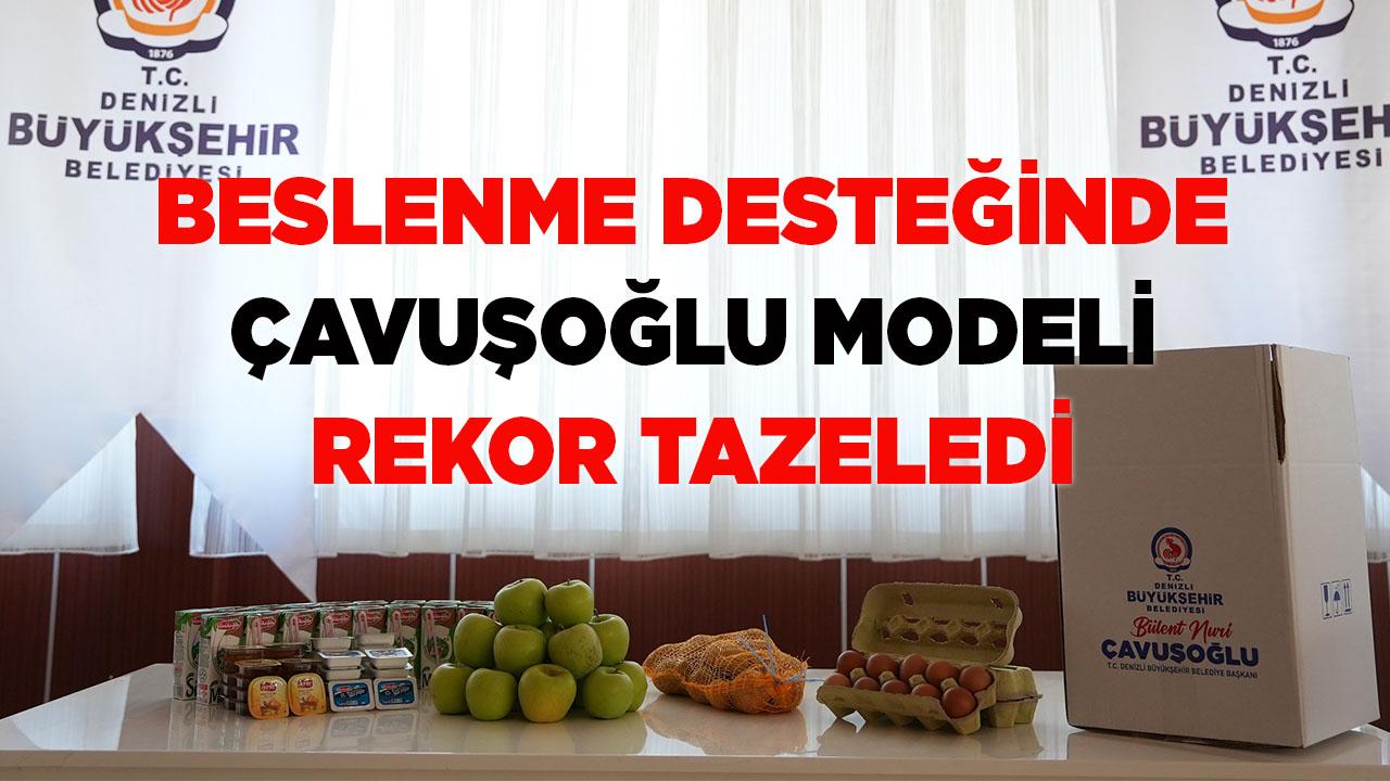 Beslenme Desteğinde Çavuşoğlu Modeli Rekor Tazeledi