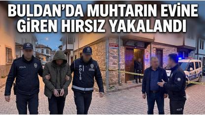 Buldan’da Muhtarın Evine Giren Hırsız Yakalandı