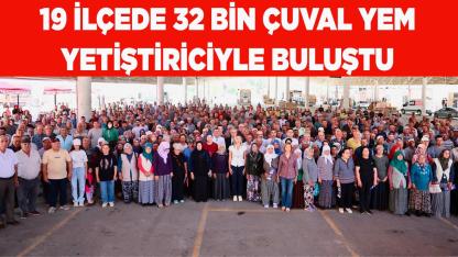 Büyükşehir’in Yem Desteği Projesi üreticiye can suyu oldu