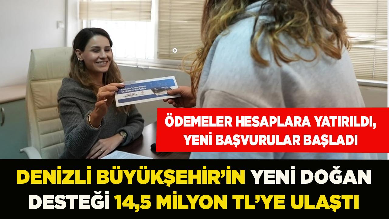 Büyükşehir’in yeni doğan desteği 14,5 milyon TL’ye ulaştı
