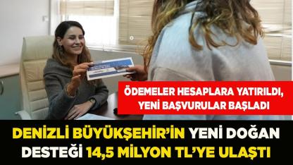 Büyükşehir’in yeni doğan desteği 14,5 milyon TL’ye ulaştı