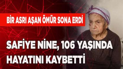 Cumhuriyetin Asırlık Tanığı Safiye Şirin Hayatını Kaybetti