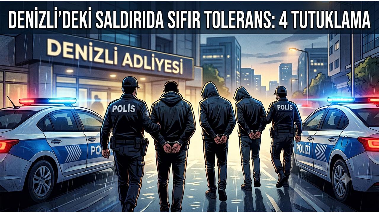 Denizli'de Mekan Kurşunlayanlar Tutuklandı