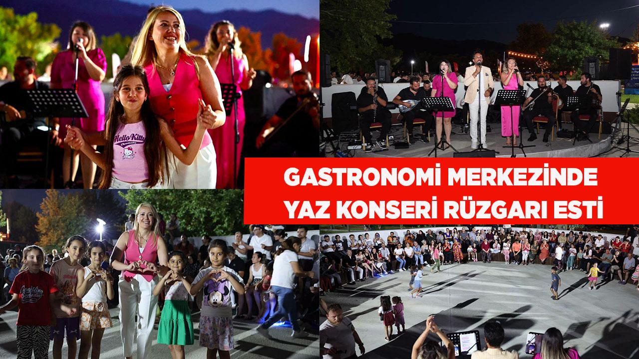 Gastronomi Merkezinde Yaz Konseri Rüzgarı Esti