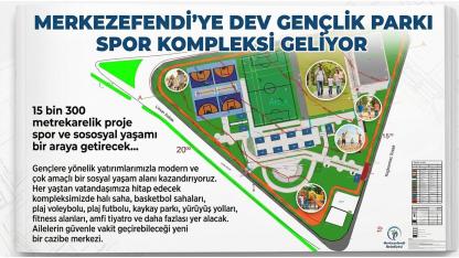 Merkezefendi'ye Spor Kompleksi Geliyor