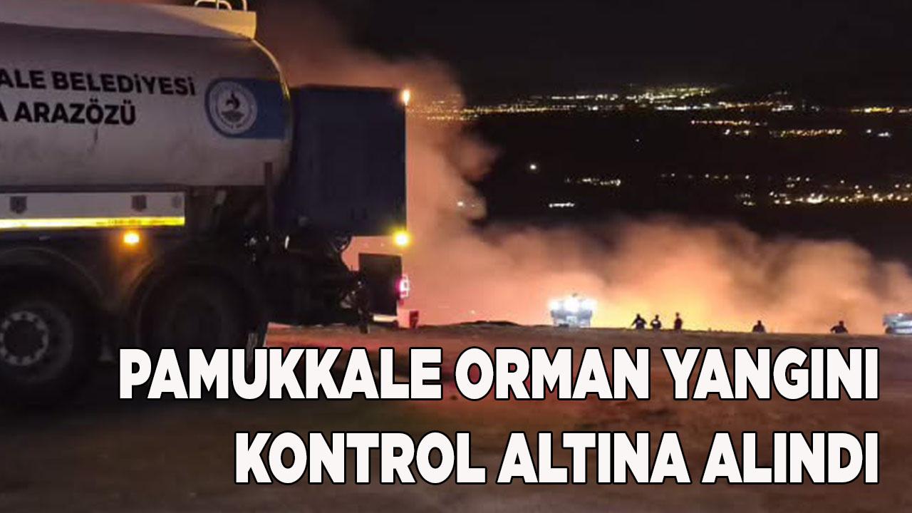 Pamukkale Orman Yangını Kontrol Altına Alındı