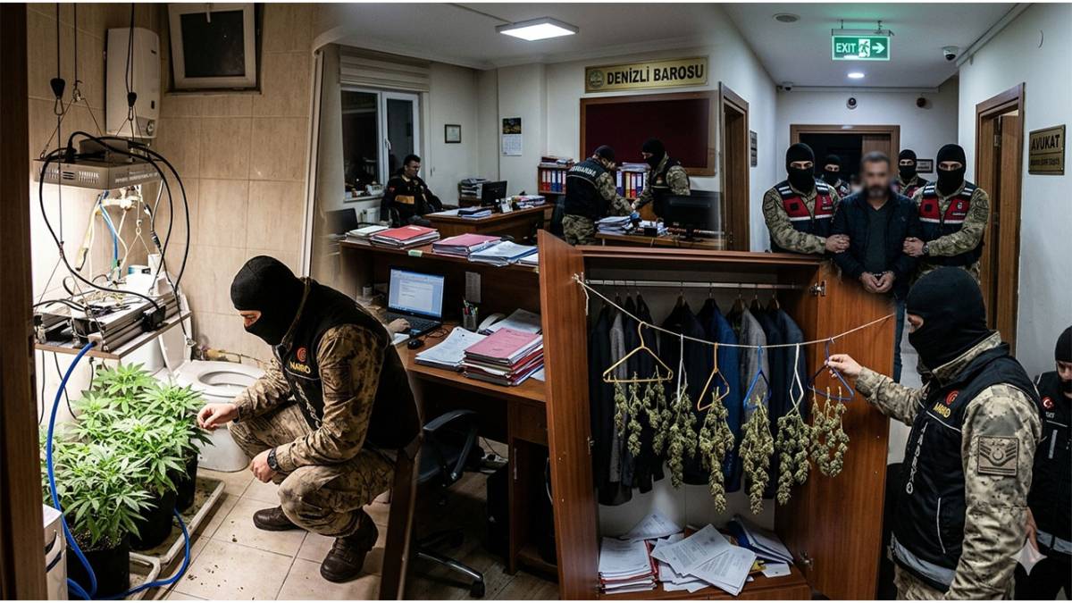Denizli Barosunda Şoke Eden Uyuşturucu Operasyonu