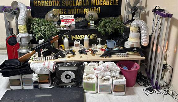 Denizli’de Dev Uyuşturucu ve Silah Operasyonu