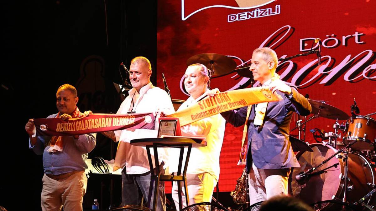 Denizli'de Galatasaray Şampiyonluk Kupası Coşkusu