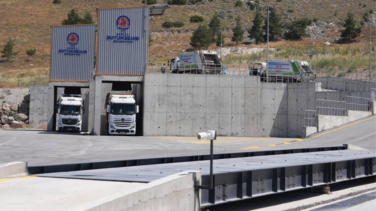 Honaz Katı Atık Aktarma İstasyonu hizmete girdi