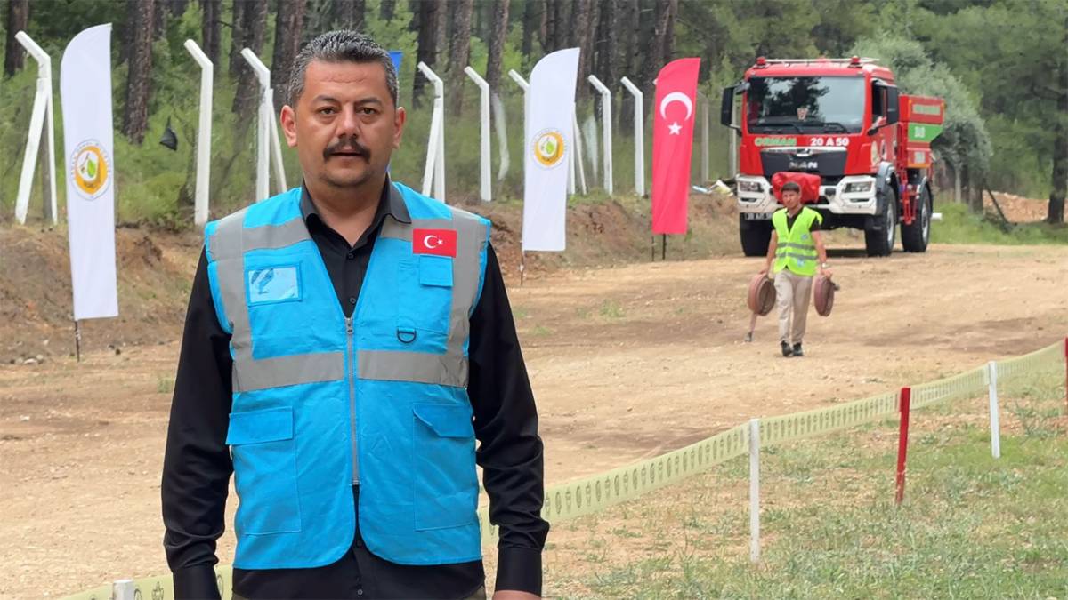 “Korkut” Afet Biriminden yangınla mücadele tatbikatı