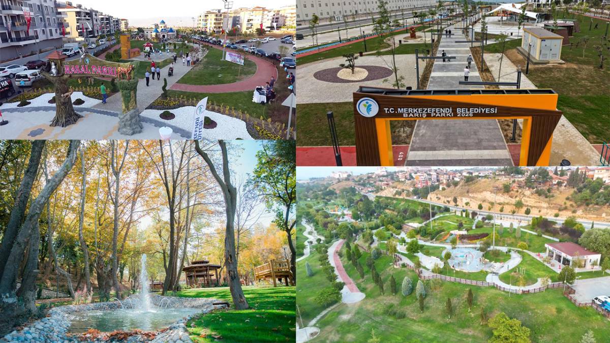 MERKEZEFENDİ BELEDİYESİ PARKLARI YAZA HAZIR