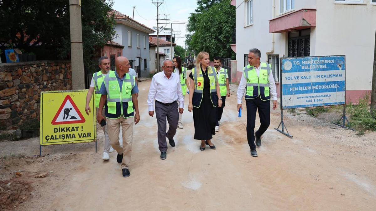 MERKEZEFENDİ’DE YOL ÇALIŞMALARI ARALIKSIZ SÜRÜYOR