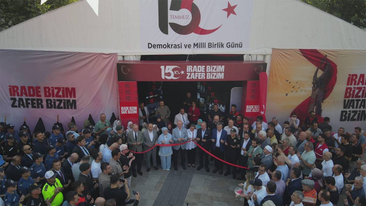 Denizli 15 Temmuz Anma Çadırı Açıldı