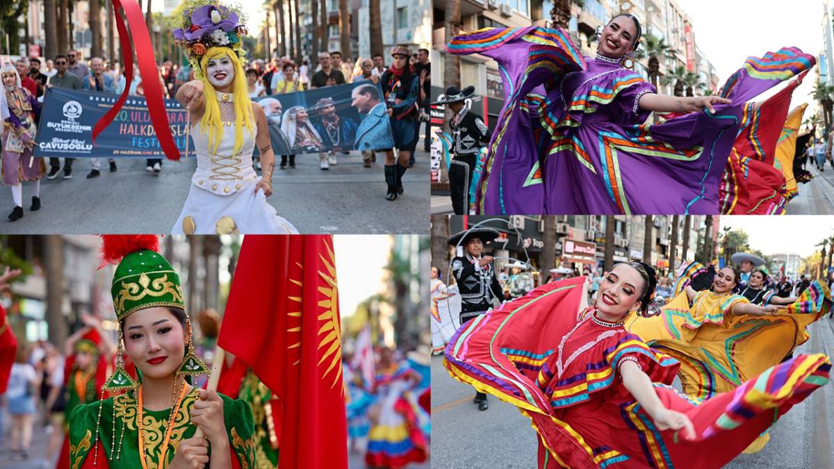 20. Uluslararası Halk Dansları Festivali kortejle başladı