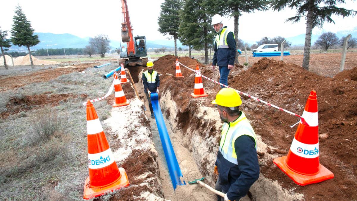 Acıpayam’da asbestli borular tarihe karışıyor