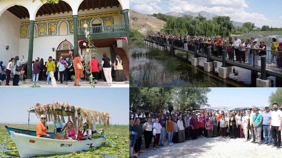 Kırsaldaki kadınlar Denizli’yi adım adım keşfediyor