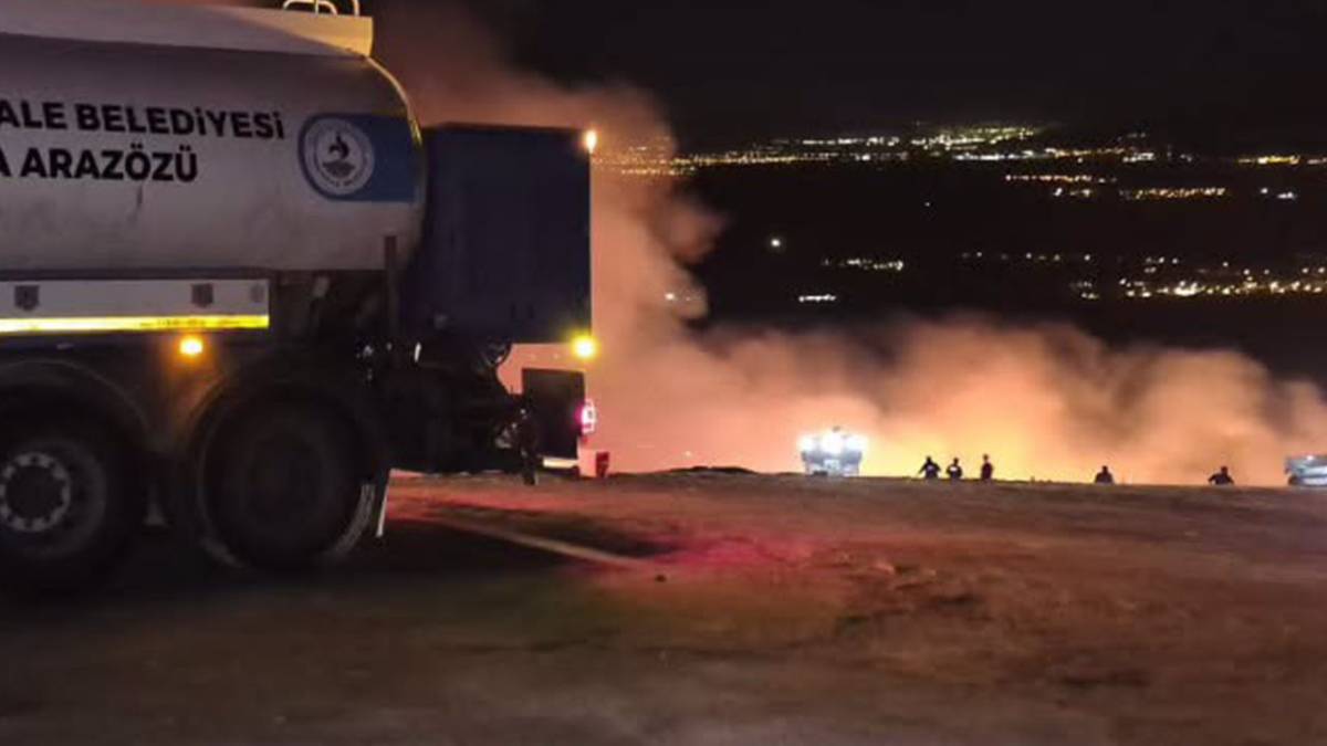 Pamukkale Orman Yangını Kontrol Altına Alındı