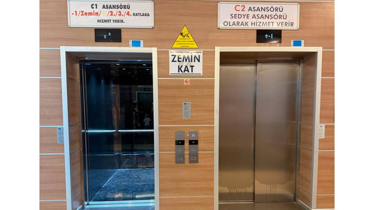 PAÜ Hastanelerinde Asansörler Yenileniyor