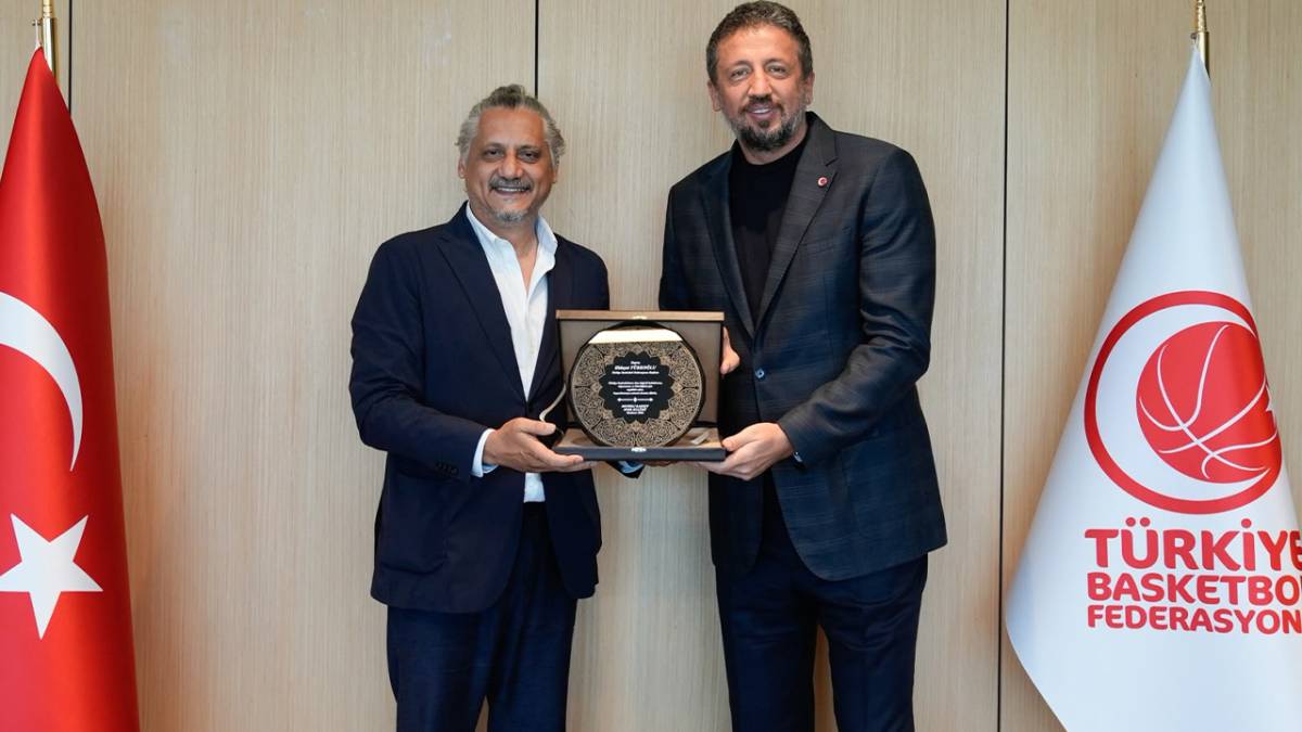 Yukatel Denizli Basket’ten TBF Başkanı Türkoğlu’na ziyaret